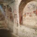 �Nel secondo - prosegue lo studioso - sono ancora visibili i due affreschi di Santa Caterina e San Nicola, realizzati addirittura in epoca bizantina�